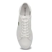 Mens Gripshot BL Leather Sneaker - White/White
