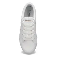 Womens Ziane Platform Lace Up Sneaker - White/White