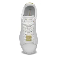 Womens Carnaby Pro Fashion Sneaker - White/Gold
