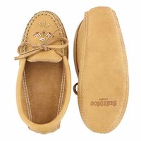 Womens 7463 Leather Sole SoftMocs - Tan