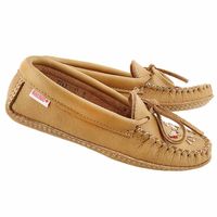 Womens 7463 Leather Sole SoftMocs - Tan