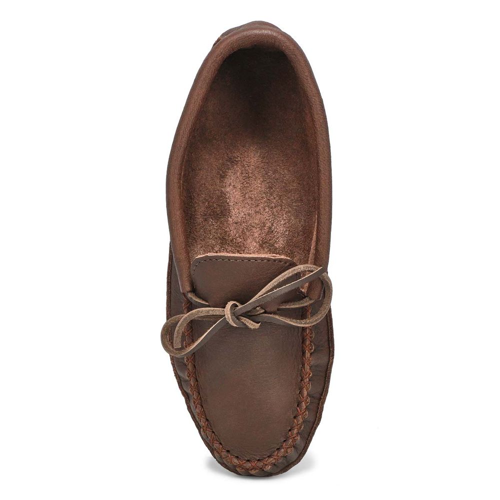 Mens 7463 Double Sole Unlined SoftMocs - Fudge