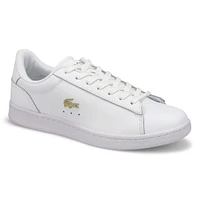 Womens  Carnaby Set Leather Sneaker - White/Gold