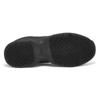 Mens Dighton Sr Slip Resistant Wide Sneaker - Black