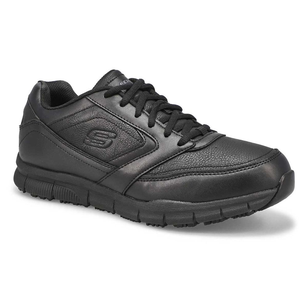 Mens Nampa Sr Slip Resistant Sneaker - Black