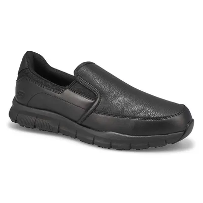 Mens Nampa Groton Slip Resistant Shoe - Black