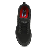 Womens Squad Slip Resistant Sneaker - Black