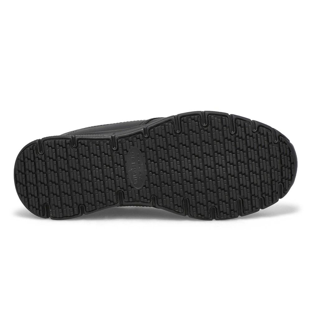 Womens Nampa Annod Slip Resistant Shoe - Black