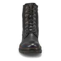 Womens Paloma 01 Waterproof Combat Boot - Black