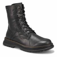 Womens Paloma 01 Waterproof Combat Boot - Black