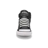 Boys Chuck Taylor All Star Pro Blaze Strap Leather Sneaker - Black/White