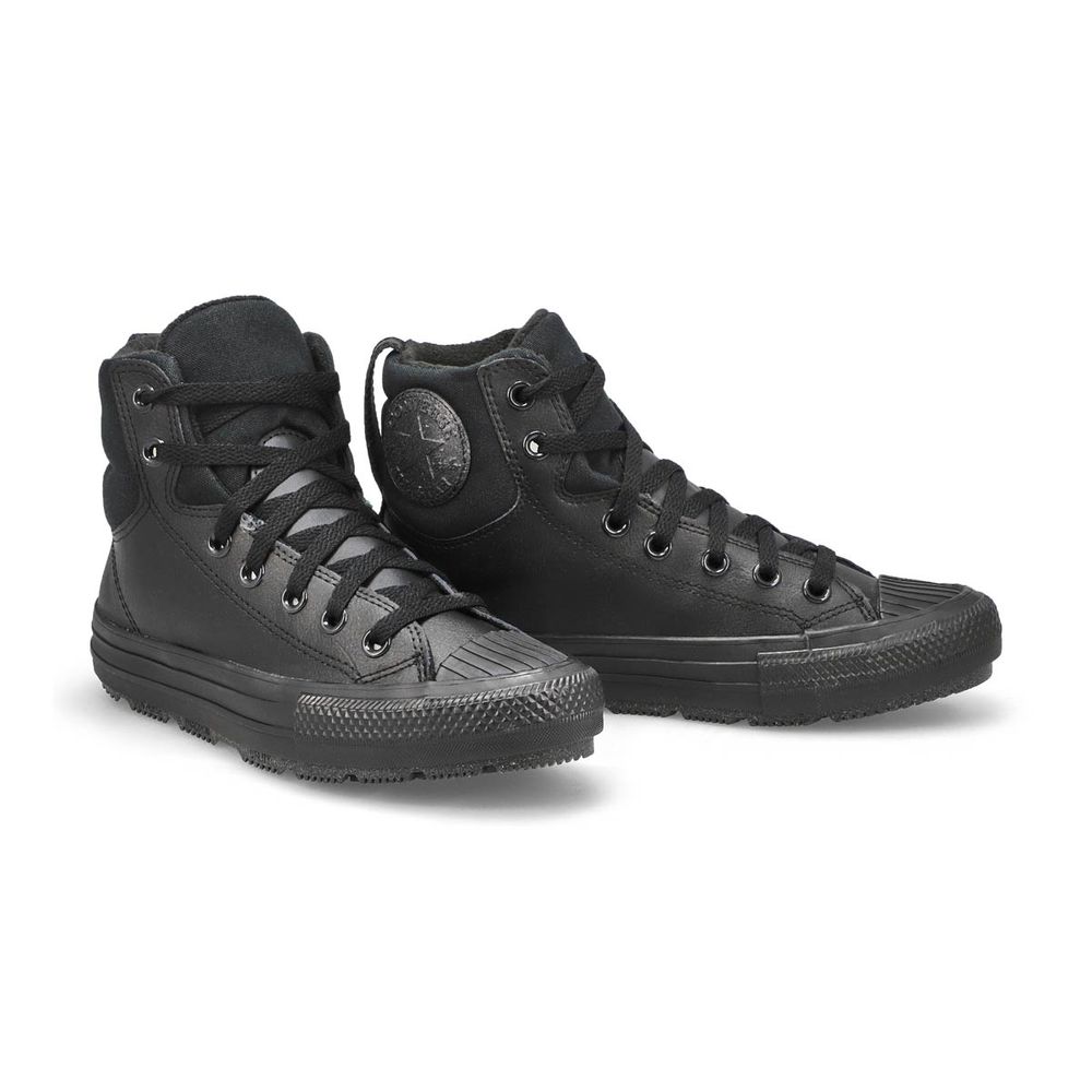 Boys Chuck Taylor All Star Berkshire Sneaker Boot - Black/Grey