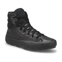 Boys Chuck Taylor All Star Berkshire Sneaker Boot - Black/Grey