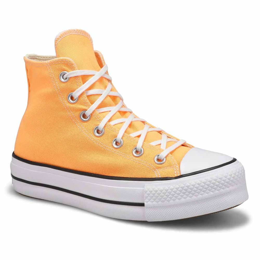 Womens Chuck Taylor All Star Lift Hi Top Platform Sneaker - Peach Beam