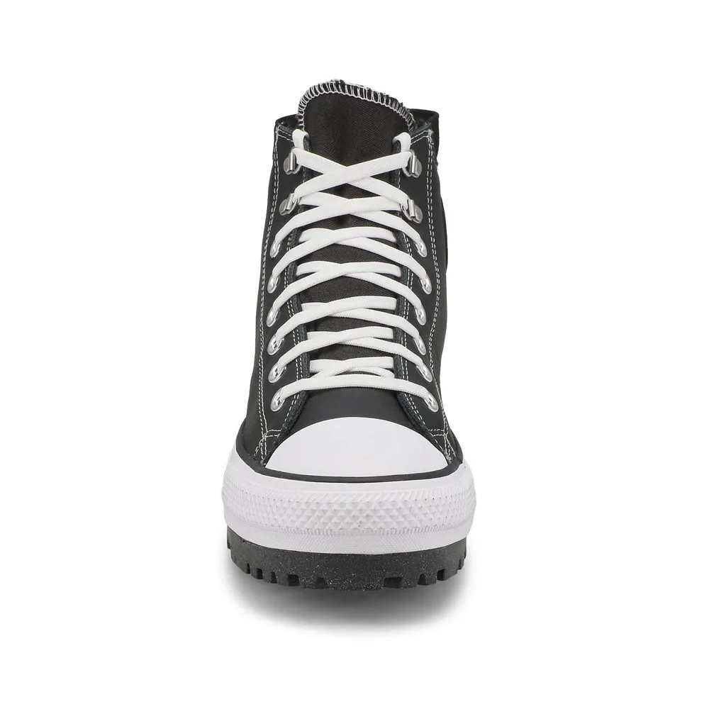 Mens Chuck Taylor All Star City Trek Waterproof Boot - Black/White/Silver