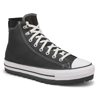 Mens Chuck Taylor All Star City Trek Waterproof Boot - Black/White/Silver