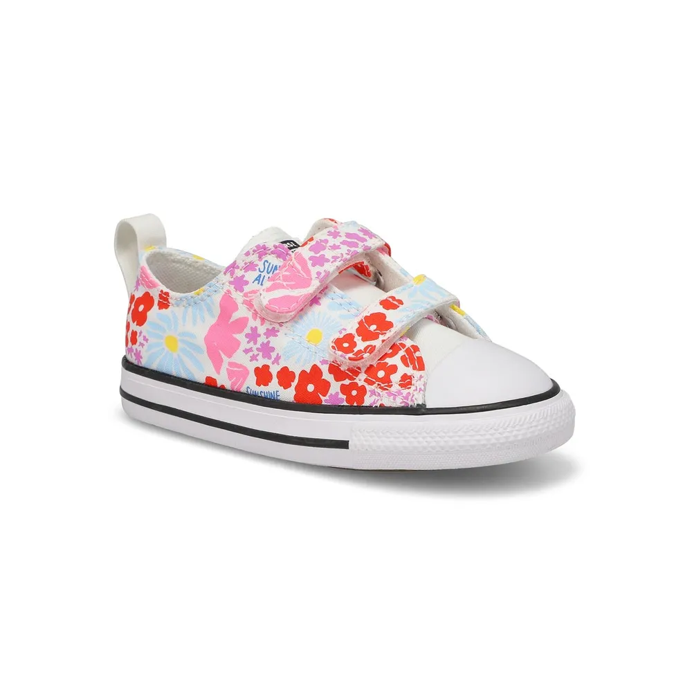 Infants Chuck Taylor All Star Nature In Bloom Sneaker - White/Sky/Pink