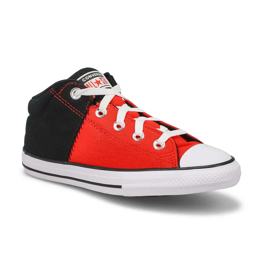 Boys Chuck Taylor All Star Axel Mid Sneaker - Red/Black/White