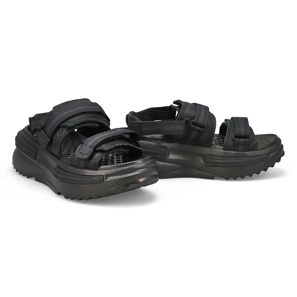 Womens Run Star Utility Platform Sandal - Black