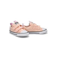 Infants Chuck Taylor All Star Rave Sneaker- Soft Peach/Grape Fizz/White