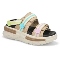 Womens Run Star Utility Platform Sandal - Nutty Granola/Citrus/Lilac