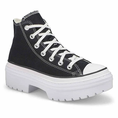 Womens Chuck Taylor All Star Heel Foundation Platform Sneaker - Black/White/Egret