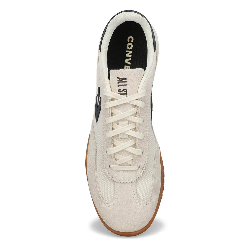 Womens Run Star Trainer Lace Up Sneaker - Egret/Black/Honey