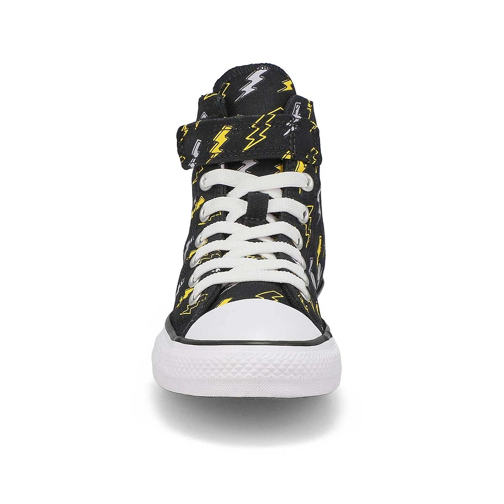 Kids Chuck Taylor All Star 1V Converse Bolts Mid Sneaker - Black/Golden Wren/Ghost Town