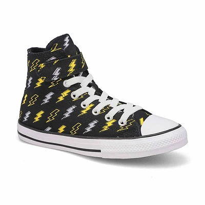 Kids Chuck Taylor All Star 1V Converse Bolts Mid Sneaker - Black/Golden Wren/Ghost Town