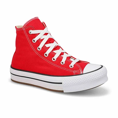 Kids Chuck Taylor All Star Eva Lift Hi Top Platform Sneaker -  Red/White/Black