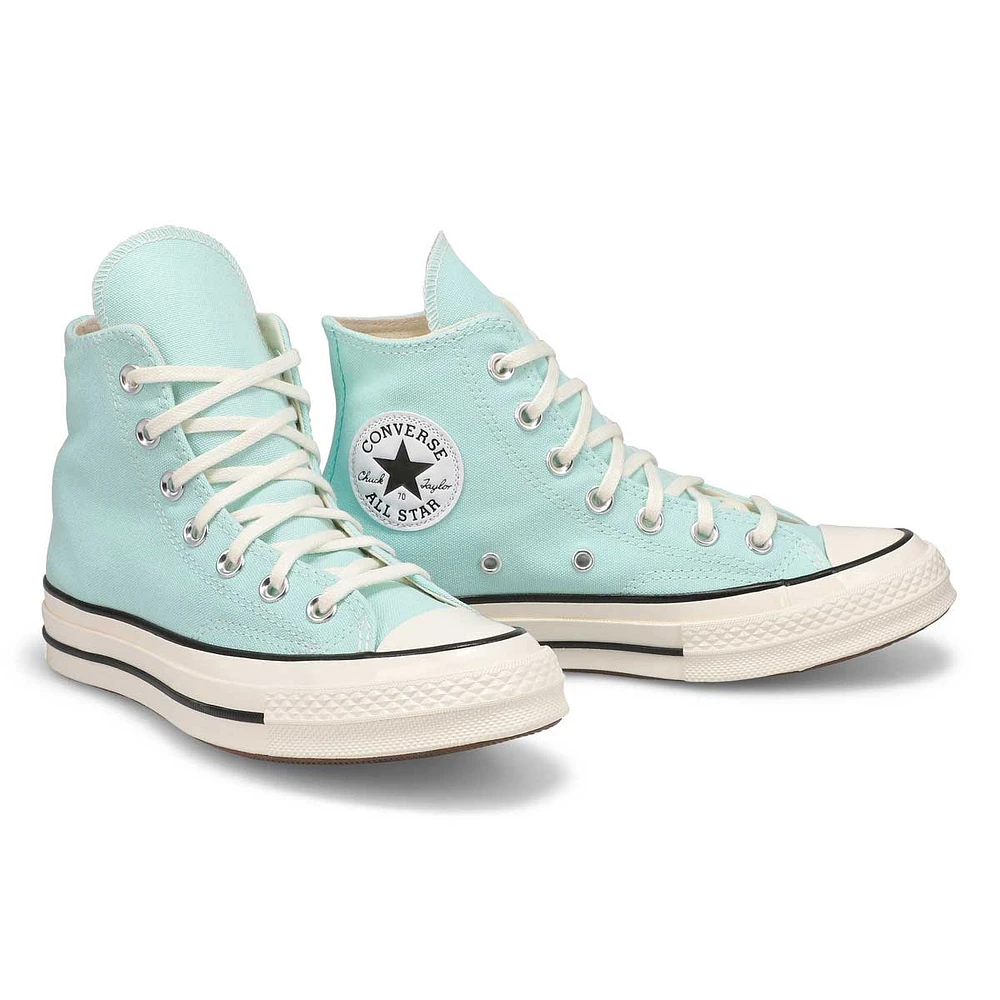 Womens Chuck 70 Hi Top Sneaker - Polar Beam/Egret/Black