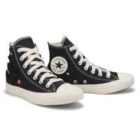 Womens Chuck Taylor All Star Flower Play Hi Top Sneaker - Black/Egret