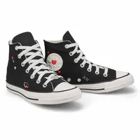 Womens Chuck Taylor All Star BEMY2K Hi Top Sneaker - Black/White