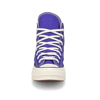 Womens Chuck 70 Canvas Hi Top Sneaker - Night Indigo/Egret/Black