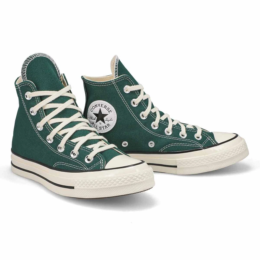 Womens  Chuck 70 Canvas Hi Top Sneaker - Green Envy/Egret/Black