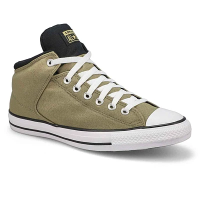 Mens Chuck Taylor All Star High Street Sneaker - Mossy Sloth/Black/Sunflower