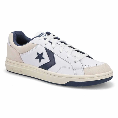 Mens Pro Blaze Court Worn Sneaker - White/Navy/Vaporous Gray