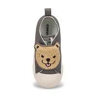 Infants  Chuck Taylor All Star Sherpa Bear Easy-On Sneaker - Sharkskin/Warm Quarry/Egret