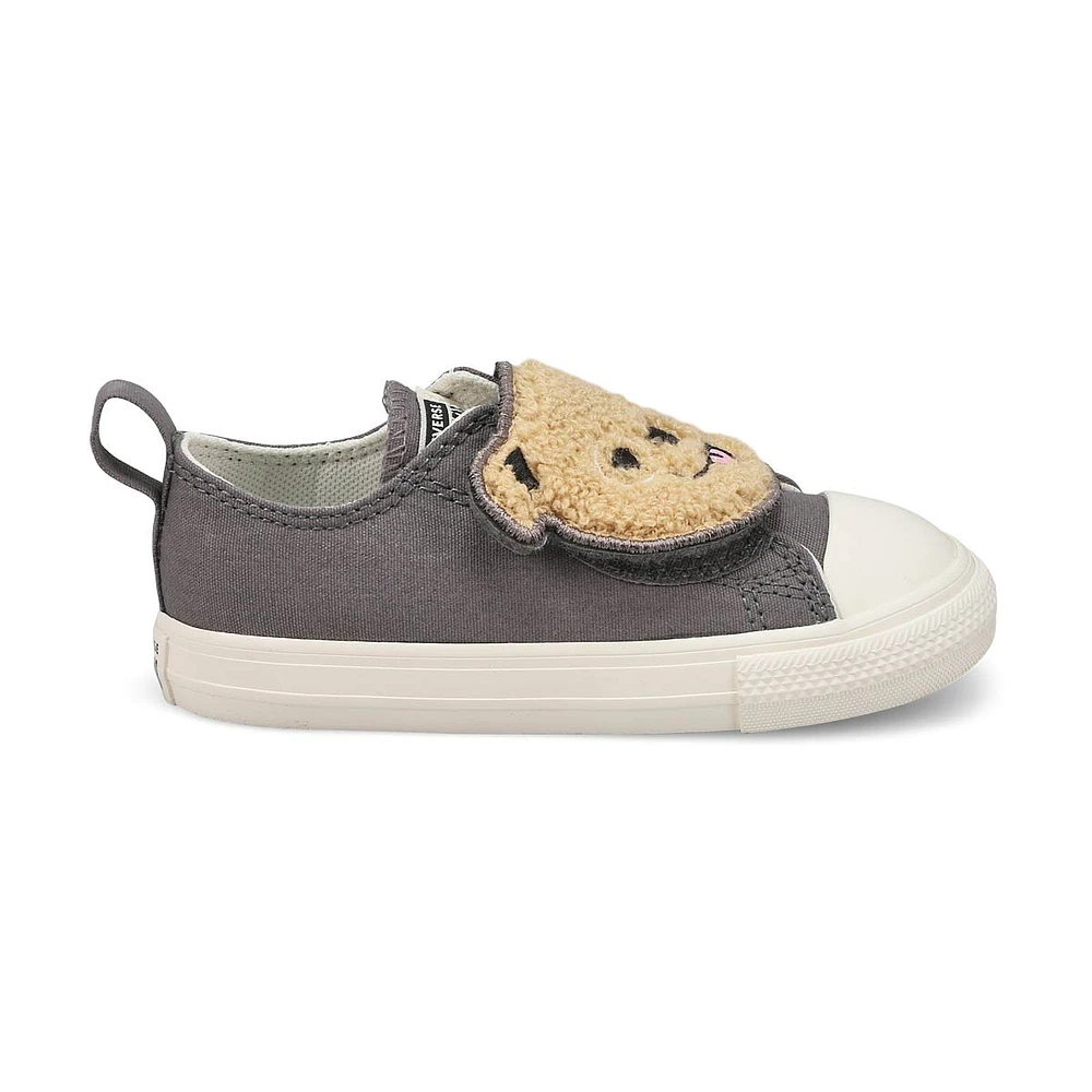 Infants  Chuck Taylor All Star Sherpa Bear Easy-On Sneaker - Sharkskin/Warm Quarry/Egret