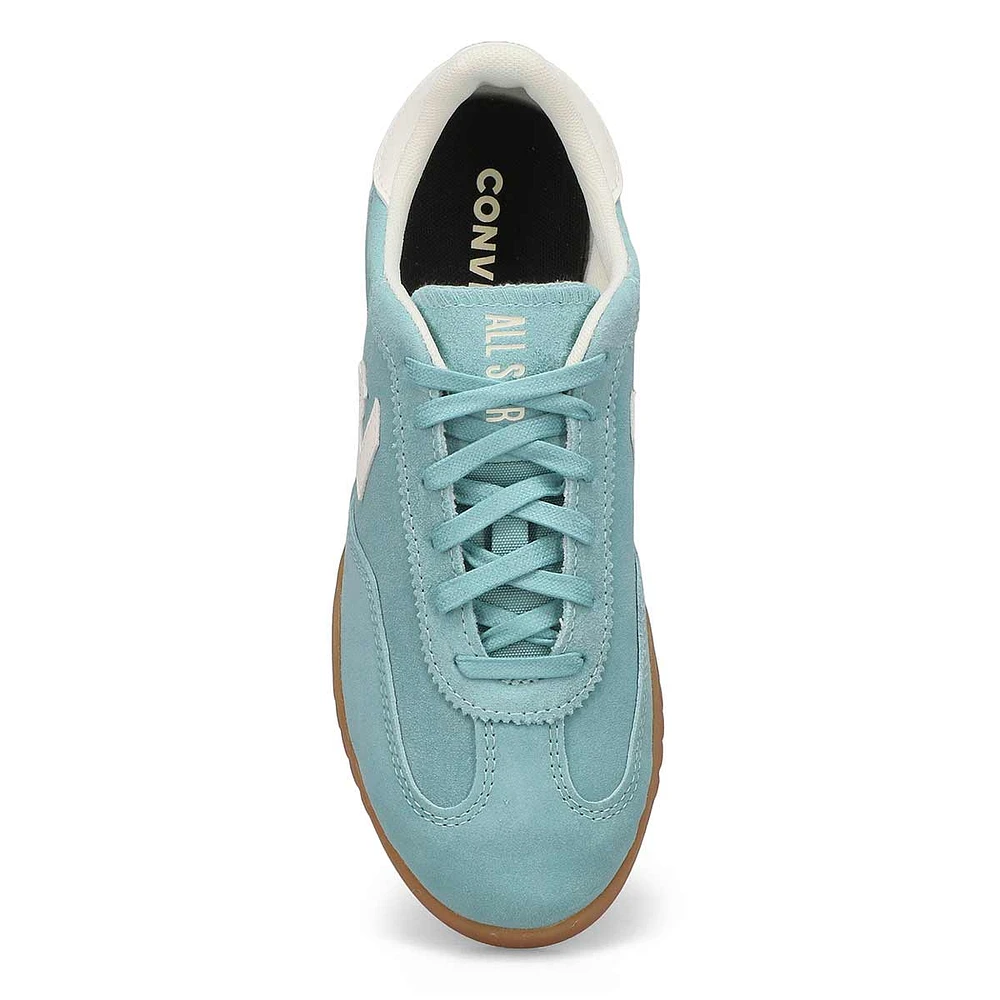 Womens Run Star Trainer Lace Up Sneaker - Vernal Pool/Egret/Light Brown