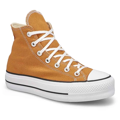 Womens Chuck Taylor All Star Lift Hi Top Platform Sneaker - Gingersnap/Black/White