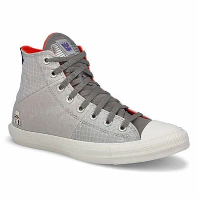 Mens Chuck Taylor All Star Megatron Hi Top Sneaker - Black/Grey/Court Purple