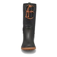 Womens Abigail Waterproof Rain Boot - Black