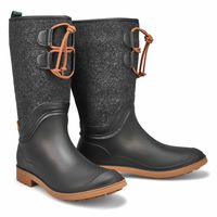 Womens Abigail Waterproof Rain Boot - Black