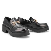 Womens Alley Platform Loafer - Black