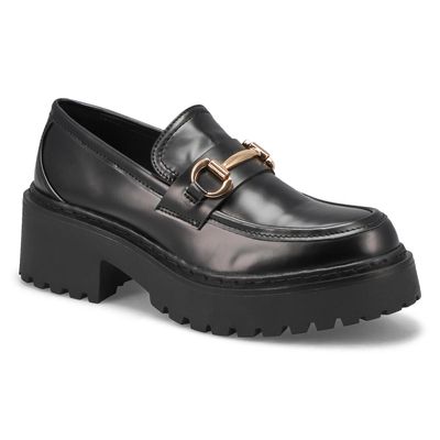 Womens Alley Platform Loafer - Black