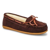 Womens Bali Supreme Suede Ballerina SoftMocs - Chocolate