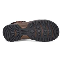 Mens Barney Hook And Loop Sandal - Brown