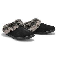 Womens Beth Open Back Slipper - Black