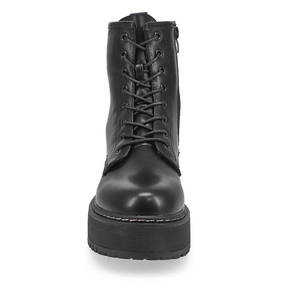 Womens Bolero Combat Boot - Black